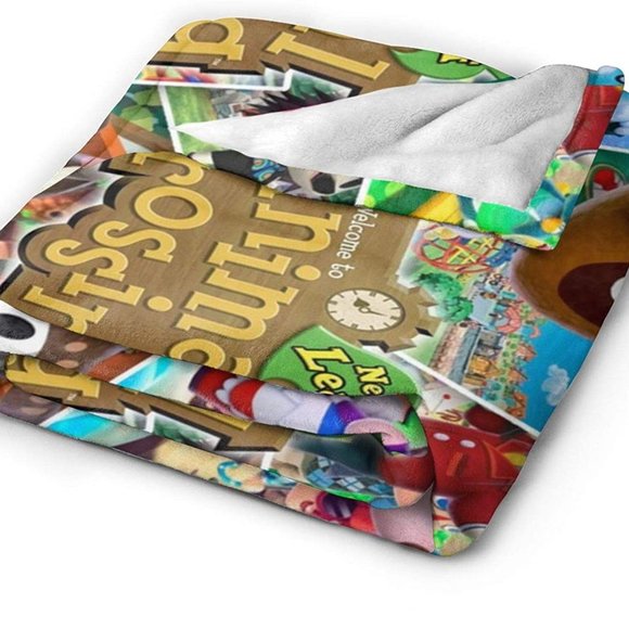 Animal Crossing New Leaf Game Throw Blanket - Picture 4 of 6